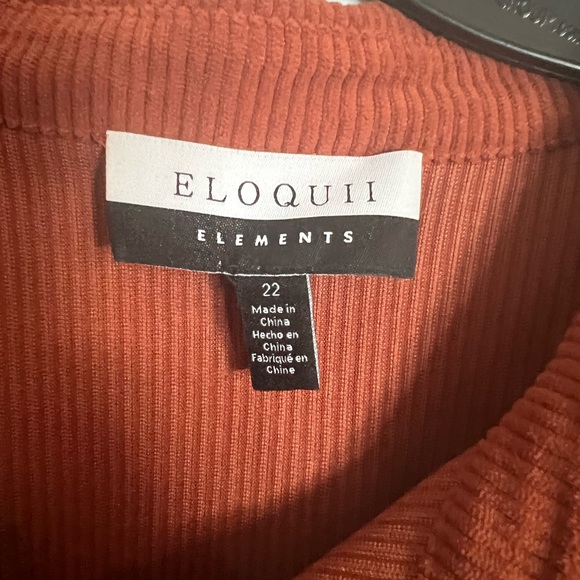Eloquii Fall Women’s Plus corduroy dress - Picture 9 of 9